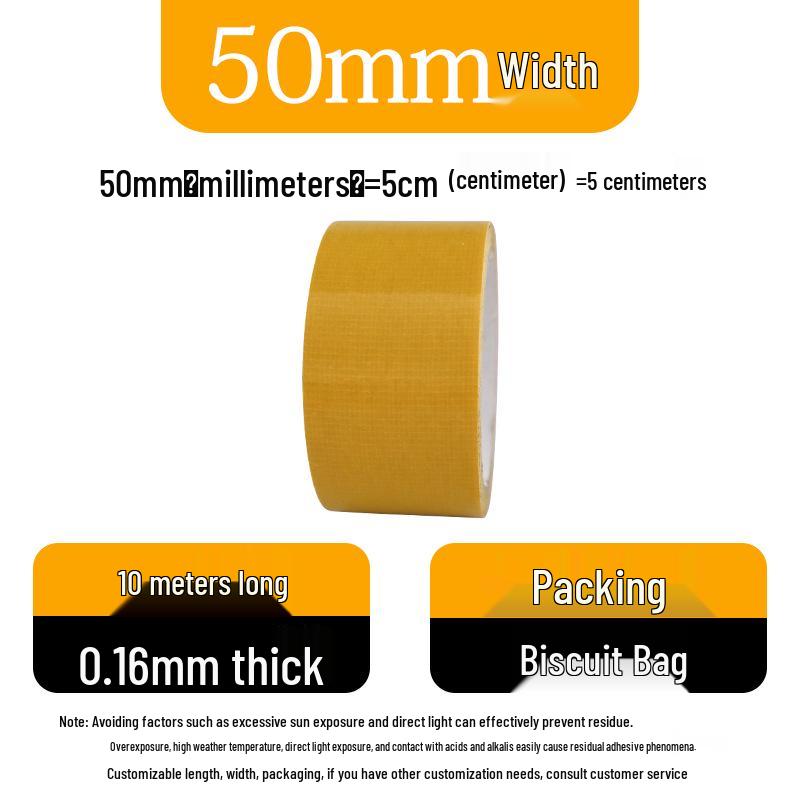 High-Viscosity Transparent Double-Sided Cloth Tape for Carpets and Leather, Seamless & Easy-Tear