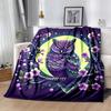 1pc Eagle Printing Lightweight Flannel Blanket, Comfortable and Warm Blanket, for Camping Sofa Bed and Couch Office, Suitable for Gift Blanke