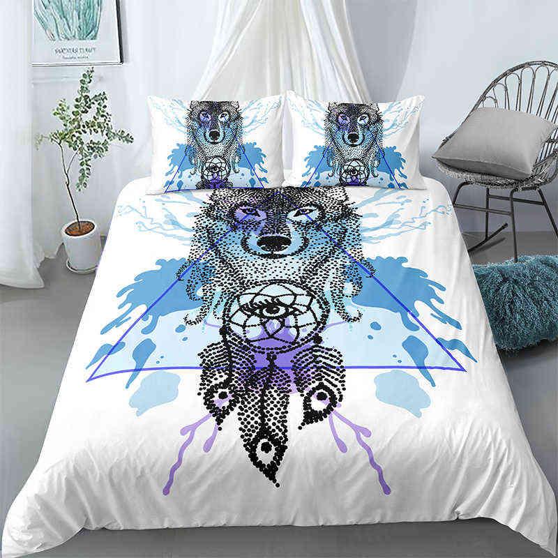 Dreamcatcher Duvet Cover Set King Size Boho Dream Catcher Bedding Set Microfiber Bohemian Style Comforter Cover For Girls Women