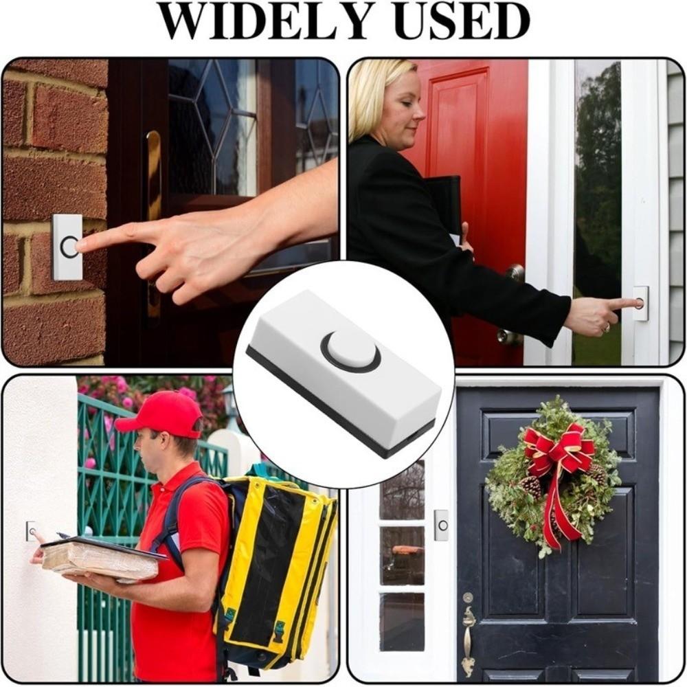 with Screws Doorbell Switch Plastic Door Bells Switch New Doorbell Push Button