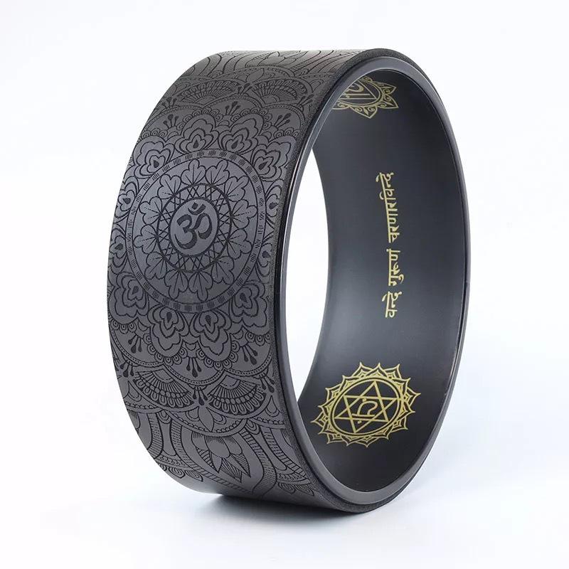 Yoga Wheel Shoulder Opener & Backbend Ring - Cork Pilates Circle for Flexibility & Fitness