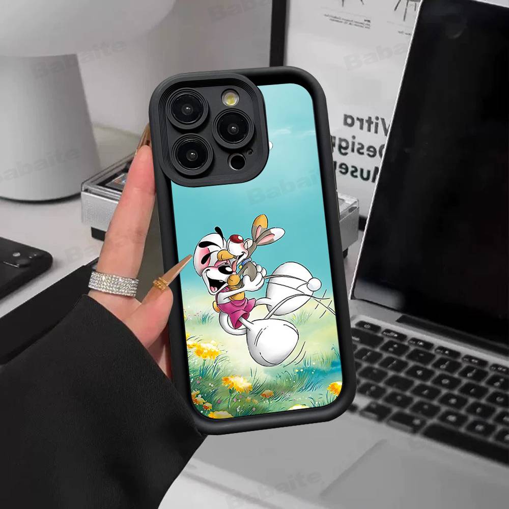 Cartoon D-Diddl Phone Case For IPhone 17 16 15 14 13 12 11 Pro Max Plus Silicone Shockproof Case