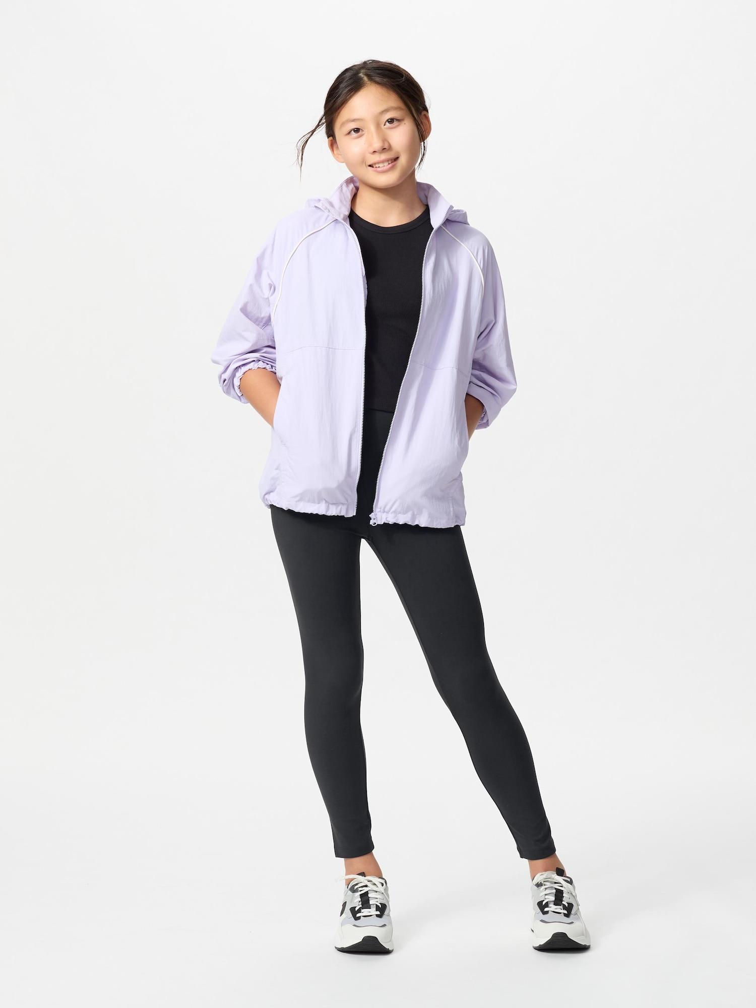 

Uniqlo Мягкие леггинсы Air Rhythm для девочек из Японии 09 BLACK/110