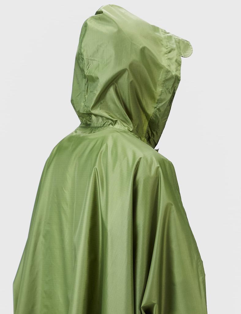 Ganzkörper Outdoor Regenbekleidung Größe F Poncho, Khaki,