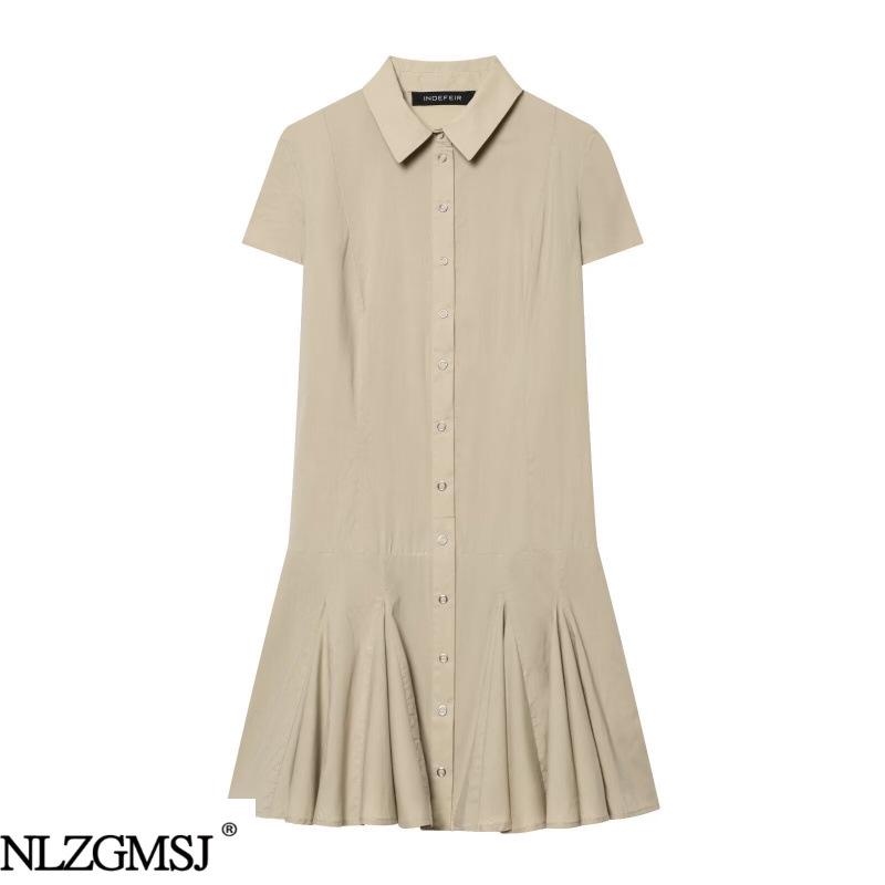 2026 Spring European & American Fashion Shirt Dress