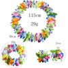 Cloth For Women Gift Hawaiian Style Wristband Garland Necklace Headband Performance Accessories