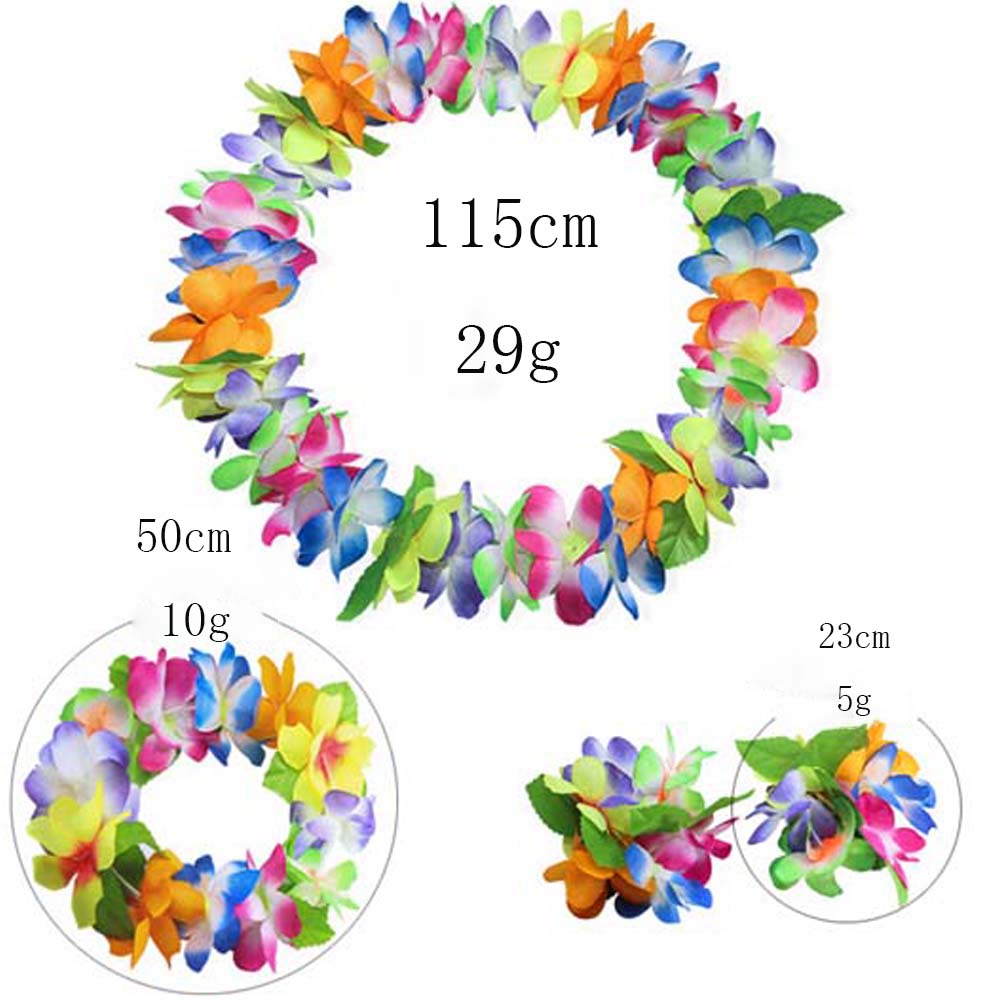 Cloth For Women Gift Hawaiian Style Wristband Garland Necklace Headband Performance Accessories