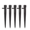 Ground-Mounted 13x18cm Adjustable 360° Eight-Hole Irrigation Sprinkler Head for Gardens