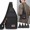 Men's One Shoulder Crossbody Bag – Large Capacity Chest Pack for Outdoor Sports & Cell Phone Storage