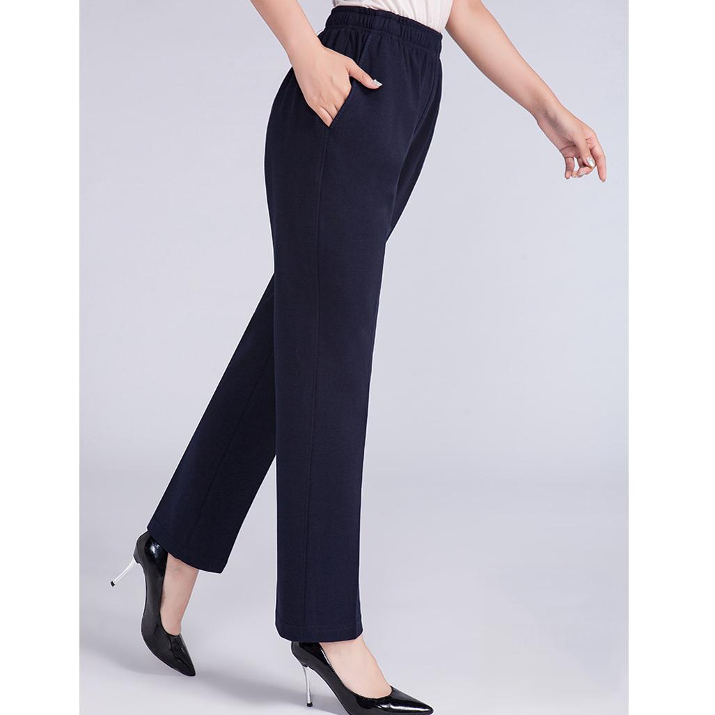 

Повседневные женские брюки из полиэстера XXL темно-синий