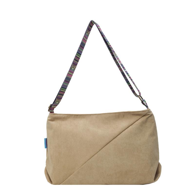 

Вулична сумка-месенджер великої місткості чоловіча та жіноча повсякденна полотняна сумка через плече хакі