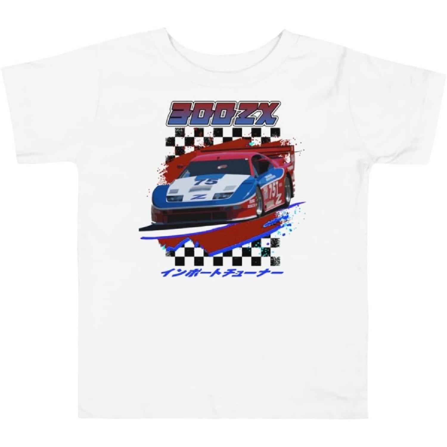 JG Infinite Retro Racing 300zx GTO Racecar 90s JDM Japanese Tuner Drift Race Toddler Short Sleeve Tee S