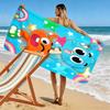 The Amazing World of Gumball Cartoon Print Beach Towel, Large Soft Quick Dry Towel for Beach Camping Swimming