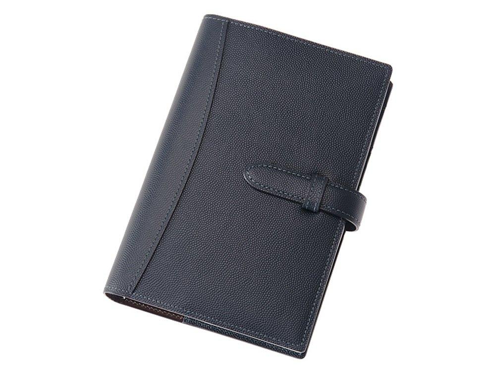 

Notebook 21mm Perlanera Stationery 8438 x [Kiplis] (Bible, ring) - - (Navy Chocolate)