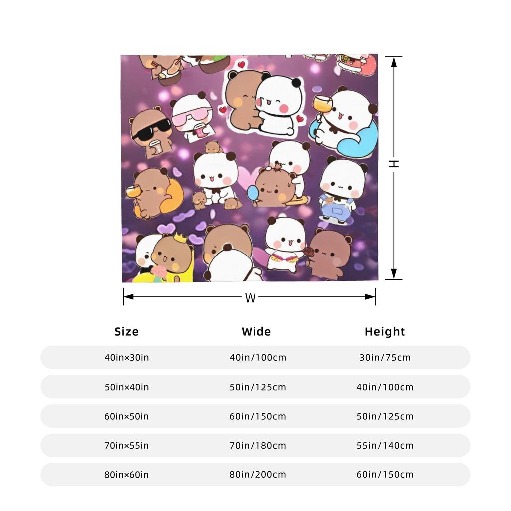 Bubu Dudu Sleep Blankets  Flannel Throw Blanket Home Couch Decoration Ultra-Soft Warm Bedspreads