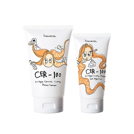 

[Elizavecca] Collagen Treatment 100ml + Ion Injection CER‑100 50ml Set + Skin Firming & Hydration