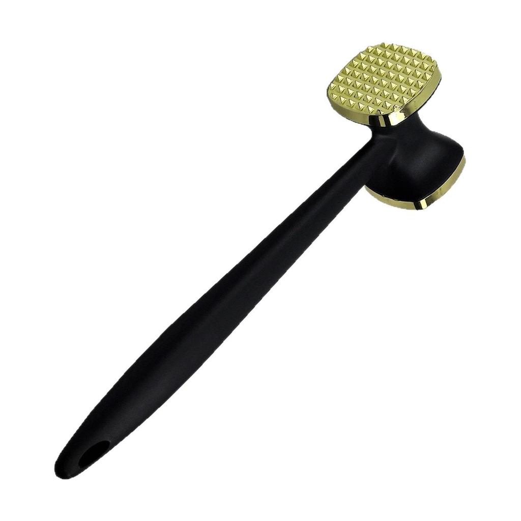 In-Stock Double-Sided Meat Tenderizer Hammer with Electroplated Head and Nylon Handle