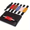 1pc PU Leather Pen Holder with Elastic Band, Creative Notebook Pen Protector Sleeve, Durable PU Leather Pen Clip for Office and School Supplies