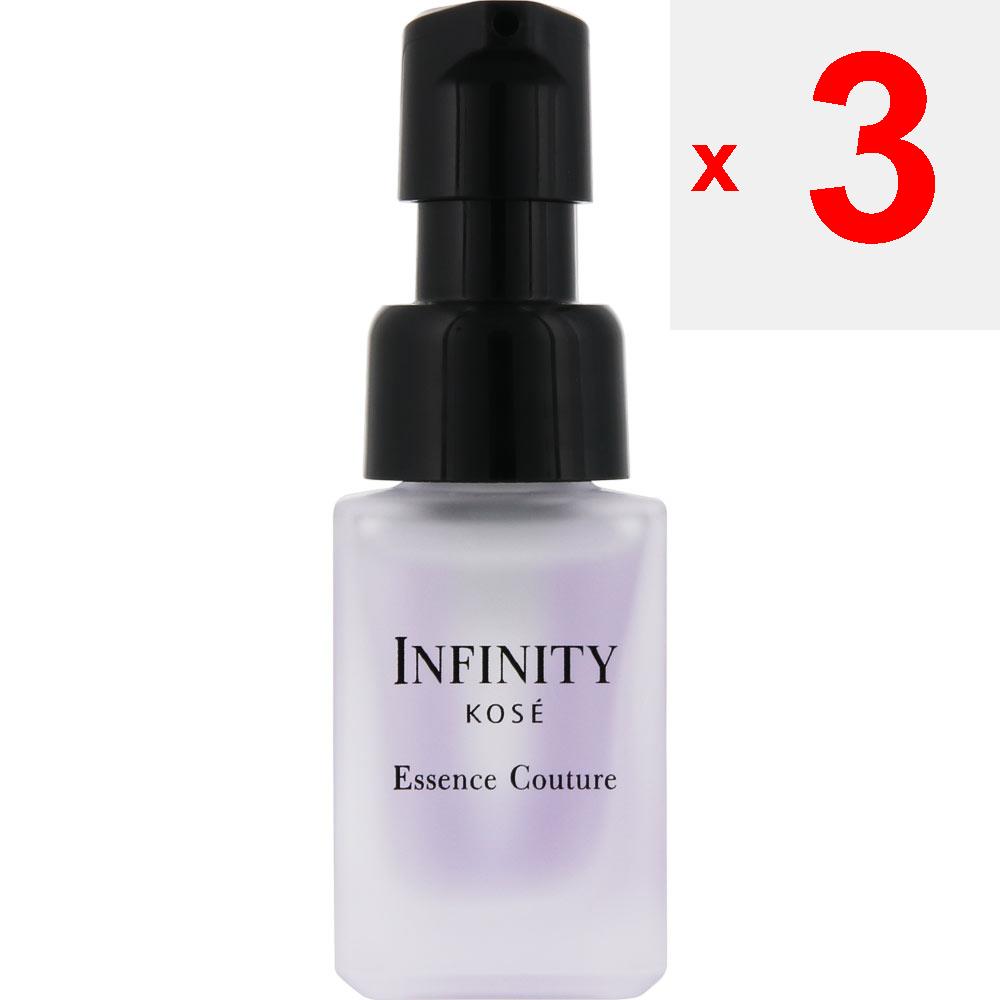 Kose Infinity Essence Couture O3 10 ml Liquide de beauté Après avoir appliqué la lotion, prenez une pression du sérum d'eau et une pression du sérum d'huile sur le p