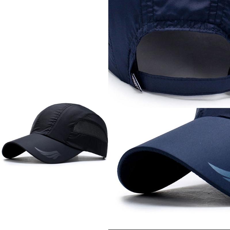 Thin Mesh Hat Breathable Visor Hat Sport Baseball Hat for Women Man Quick Drying Sun Protective Hat Spring Fishing Hat