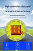 Solar-Powered LED Warning Lights for Cars/Motorcycles - No Wiring Needed