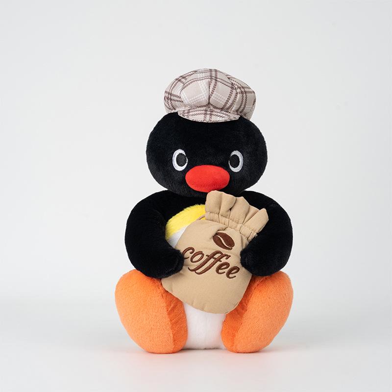 Youmai Penguin Sitting Pose Plush Toy Pinga Doll Ornament for Claw Machines