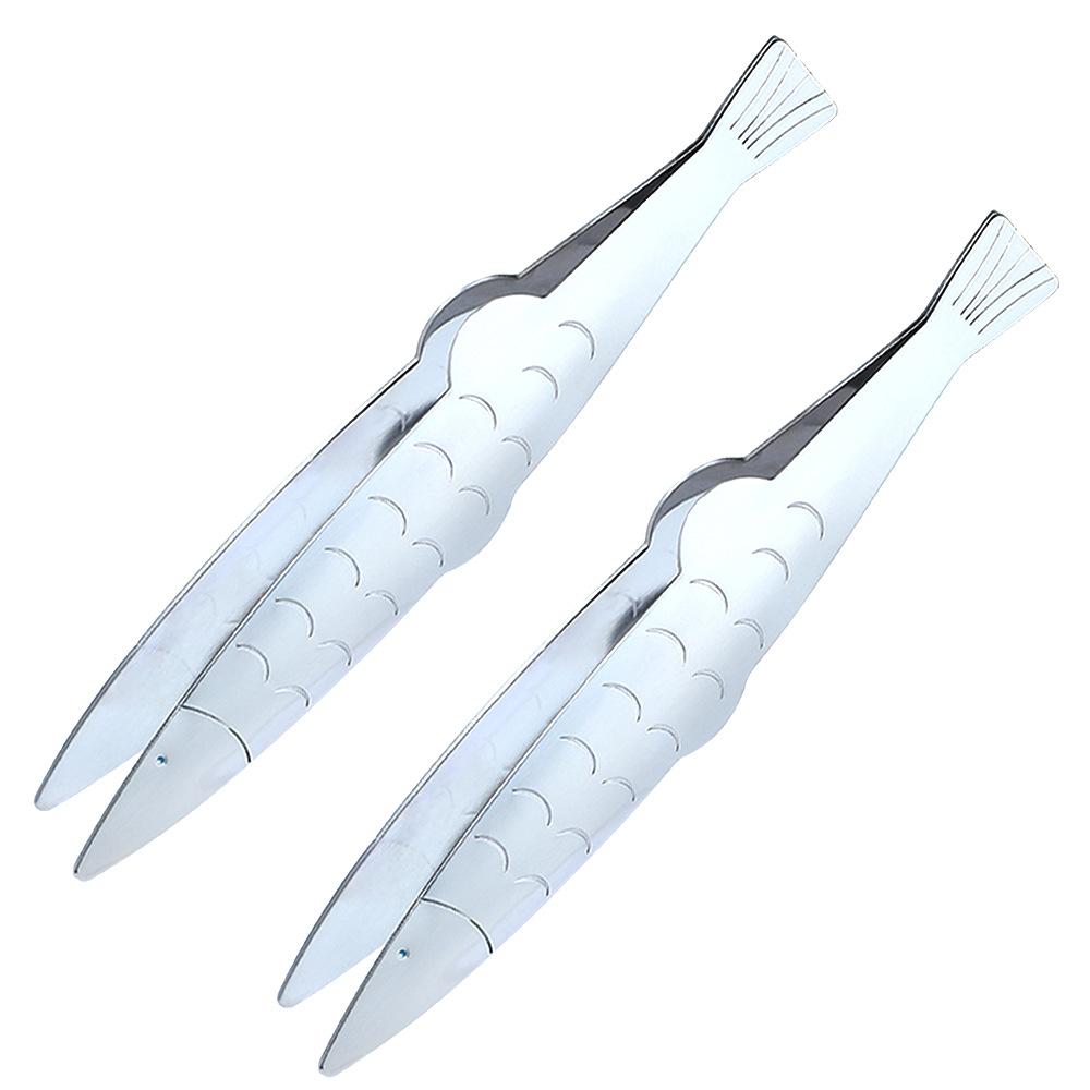 430 Stainless Steel, Fish Shaped Clip, Fish Bone Clip, Multi-purpose, Food Clip, Kitchen Tool