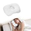 Ergonomic Curved Side Sleeping Pillow Cotton Filling Pillow with Ear Hole  for Ear Pain Relief