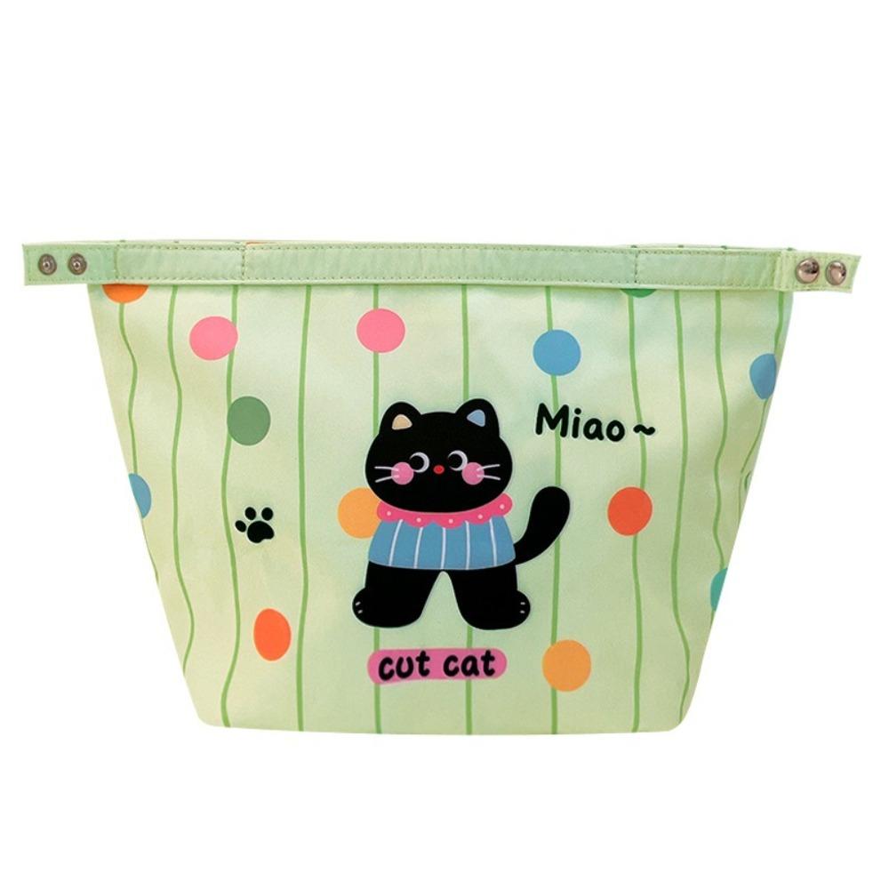 Lehká Roztomilá Termo Taška na Oběd Velká Kapacita Kosmetická Taška Přenosný Sáček na Skladování Jídla Kempování