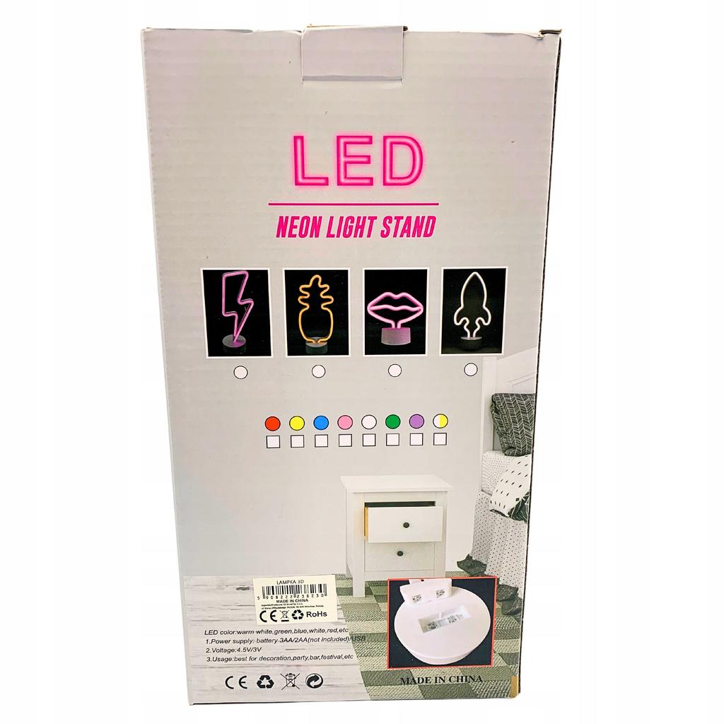 Decoração de Luz de Natal Rena de Neon Luz Noturna de LED