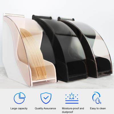 Yousheng Coffee Filter Paper Holder with Dust-proof Cover Large Capacity Coffee Filter Holder Paper Storage Dispenser Rack
