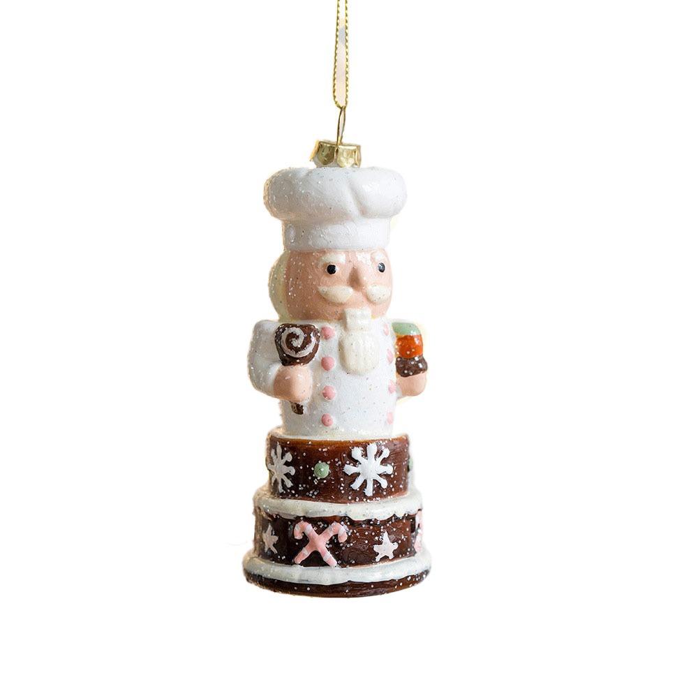 

Multicolor Christmas Hanging Decoration Cartoon Chef Cookie Cake Hanging Pendants Plastic Festival Favors Xmas Tree Decoration