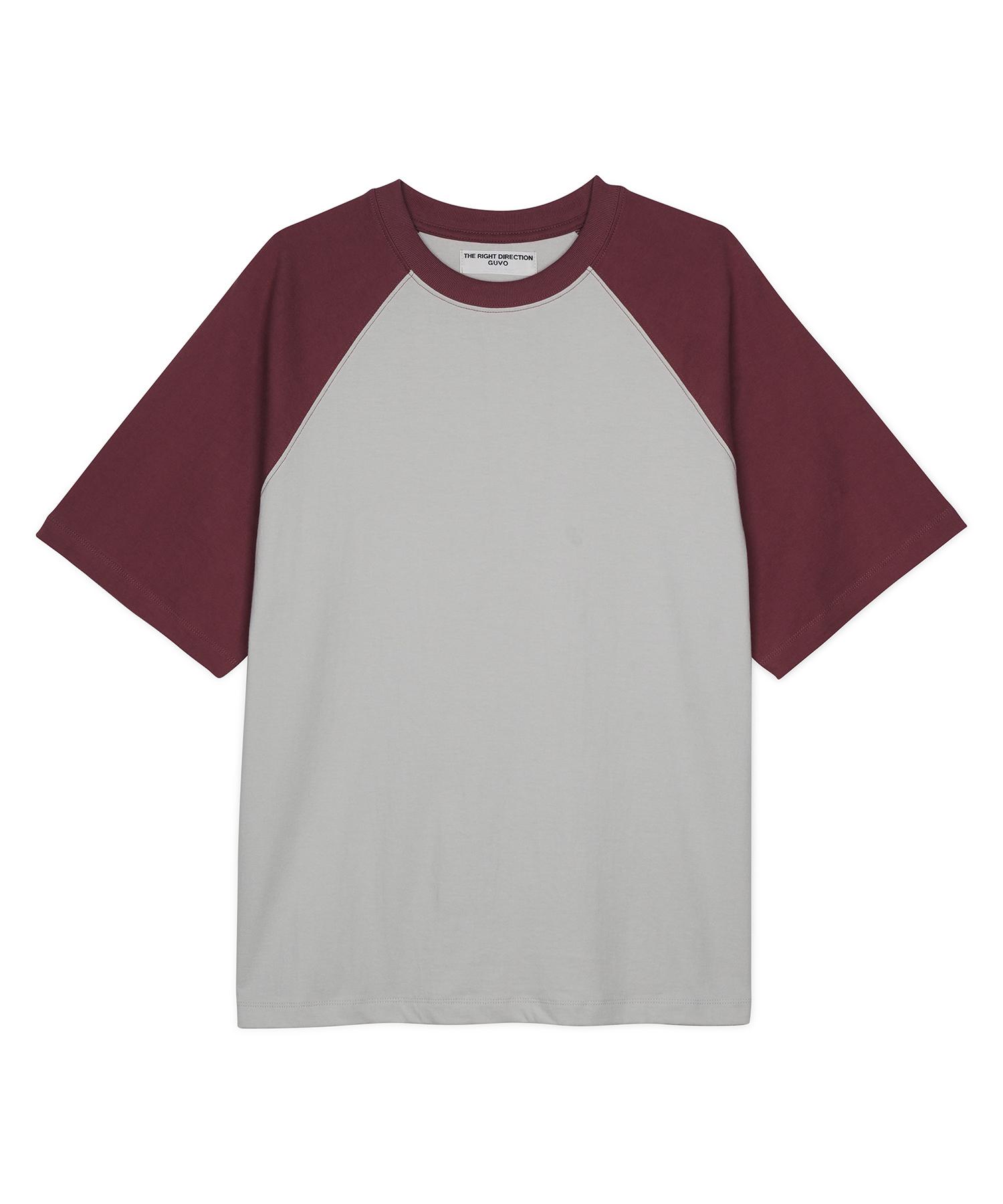 Gubo 3/5 Slv Tee, Grey-Pink Pink/Xl