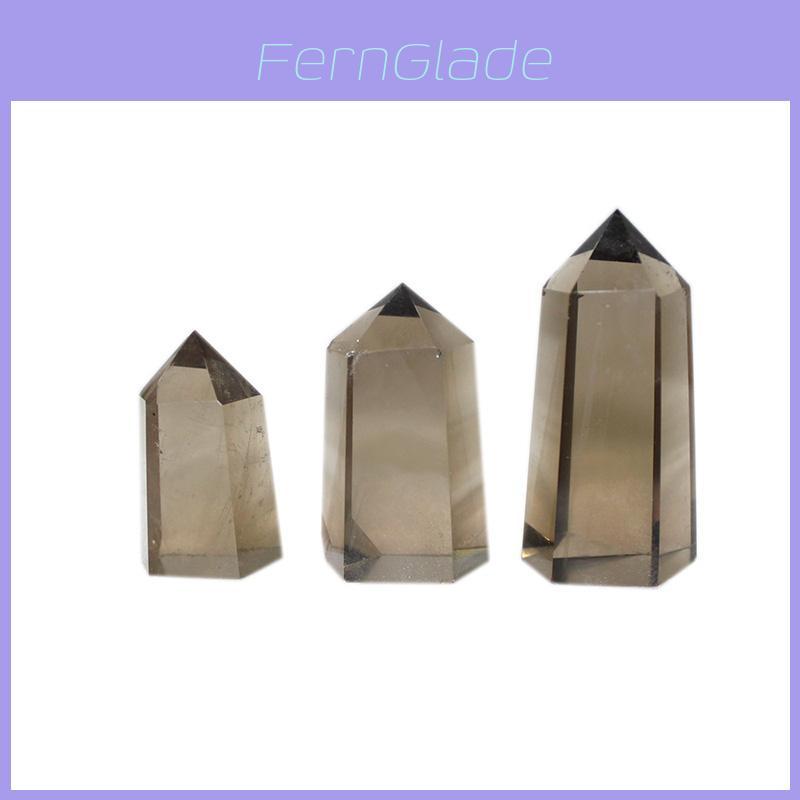 Natural Smokey Citrine Quartz Obelisk Crystal Wand Point Unique Healing Home Decor Gift With Elegant Design
