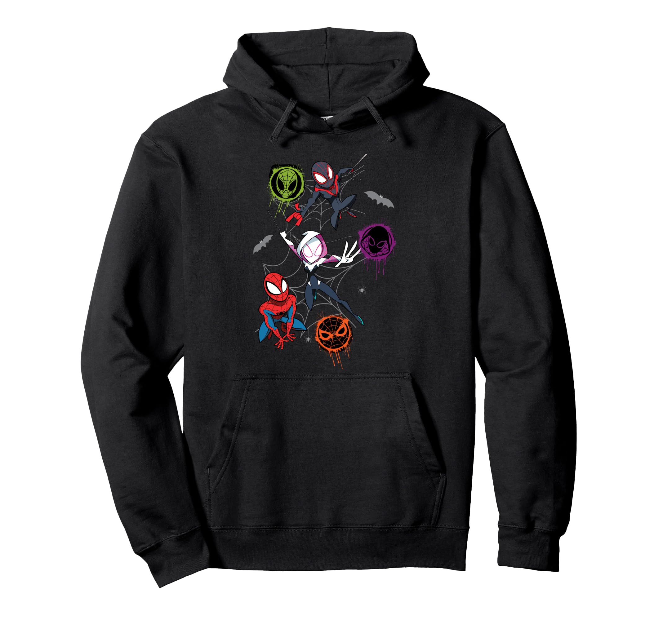 

Marvel Spider-Man and Friends in the Spider-Verse Halloween Adventure Hoodie
