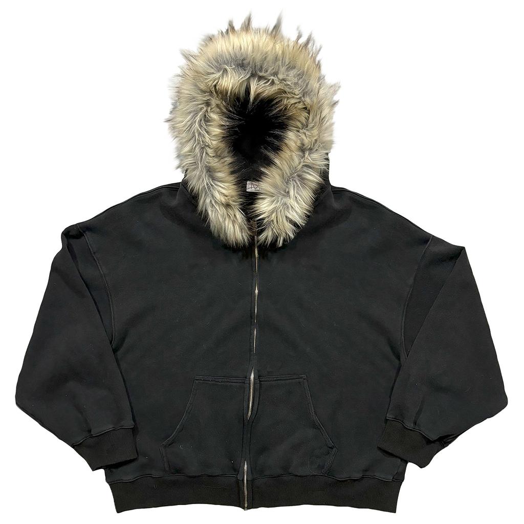 Men's Solid Color Double Zipper Sweatshirt Men's Sports Large Size Casual Sweatshirt Jacket