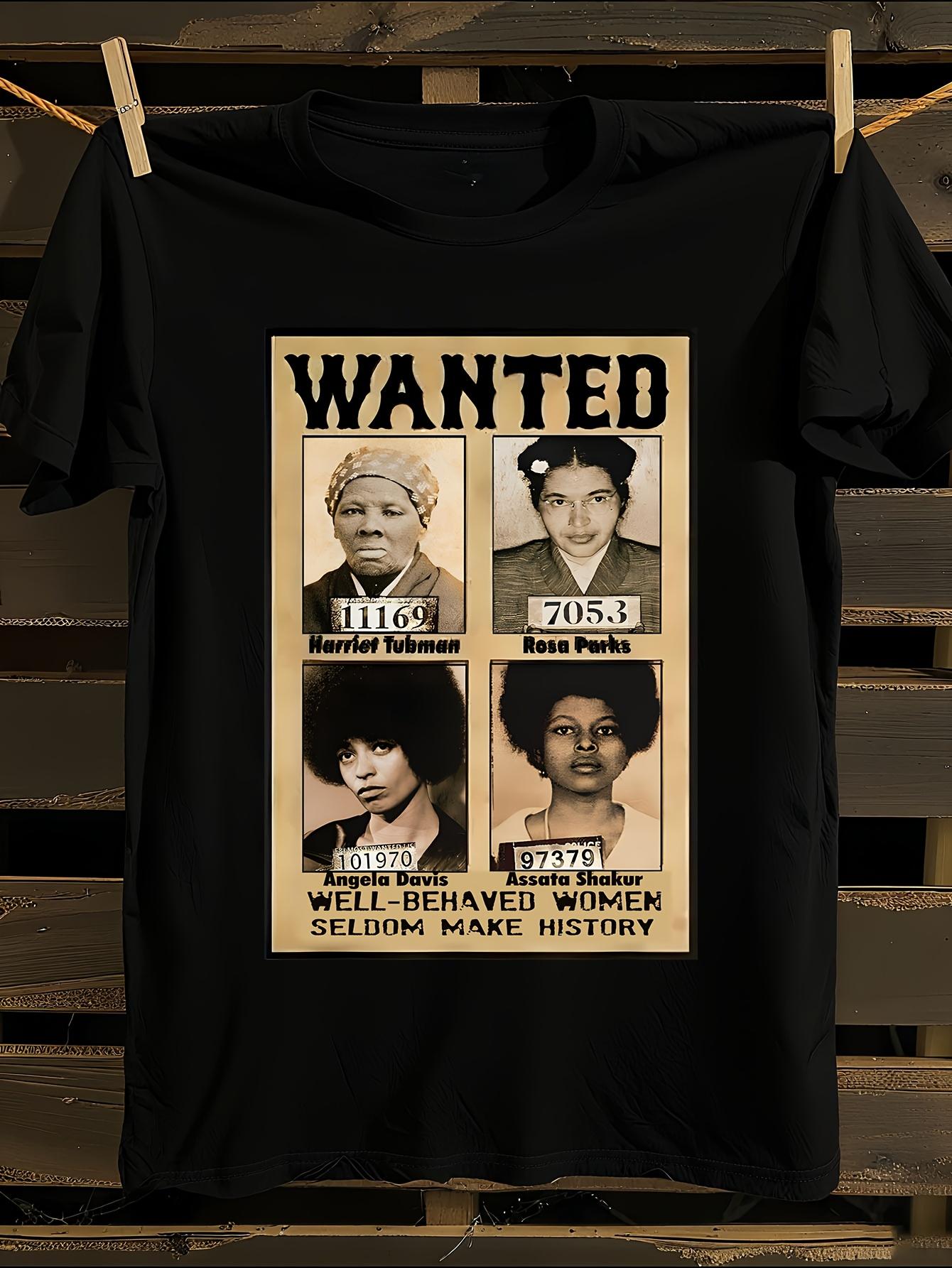 Funny Wanted Poster Graphic Tshirt XL