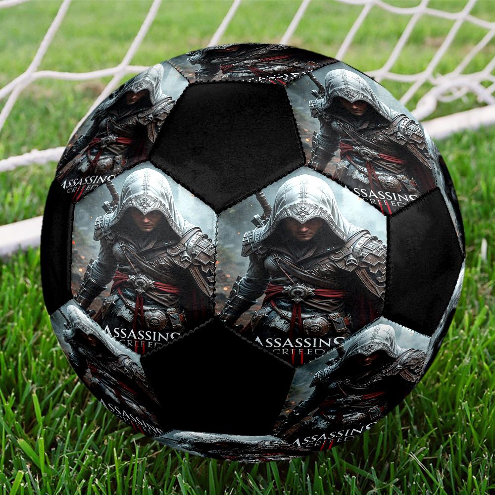 Assassin's Creed Theme Size 5 Soccer Ball, Suitable for Both Indoor and Outdoor Matches, a Gift Suitable for Everyone.