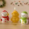 Christmas Snowman Silicone Mold Aromatherapy Candle Snowman Gypsum Mold