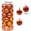 24Pcs 3cm Christmas Balls Christmas Tree Decoration Xmas Hanging Tree Pendants Home Party Christmas Tree Decor New Year Gifts