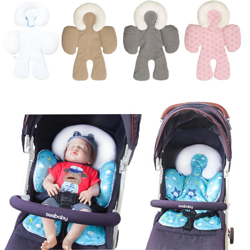 Babys Pad Stroller Cotton Fabric Infant Comfort Safety Supplies Enhancement
