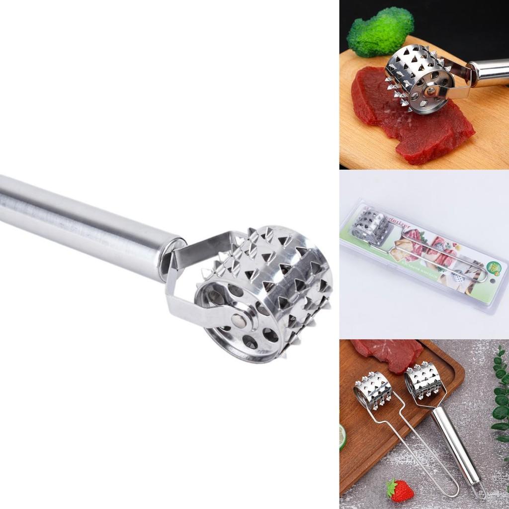 Premium Stainless Steel Meat Tenderizer Hammer For Juicy Steak And Pork Chops