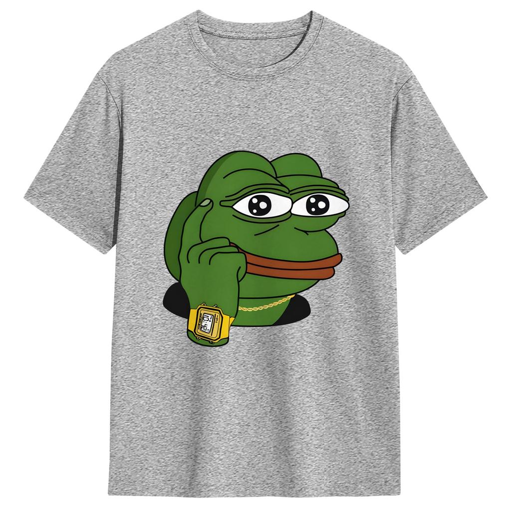 Pepe The Frog Tshirt For Unisex Awesome 100 Cotton Tee Shirt O Neck Short Sleeve T Shirts Summer Clothing