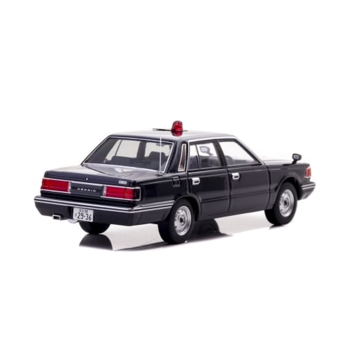 RAI'S 1/43 Scale Nissan Cedric (YPY30 Modified) 1985 Tokyo Metropolitan Police Department Traffic Bureau Traffic Mobile Unit Vehicle (Unmarked, Navy B