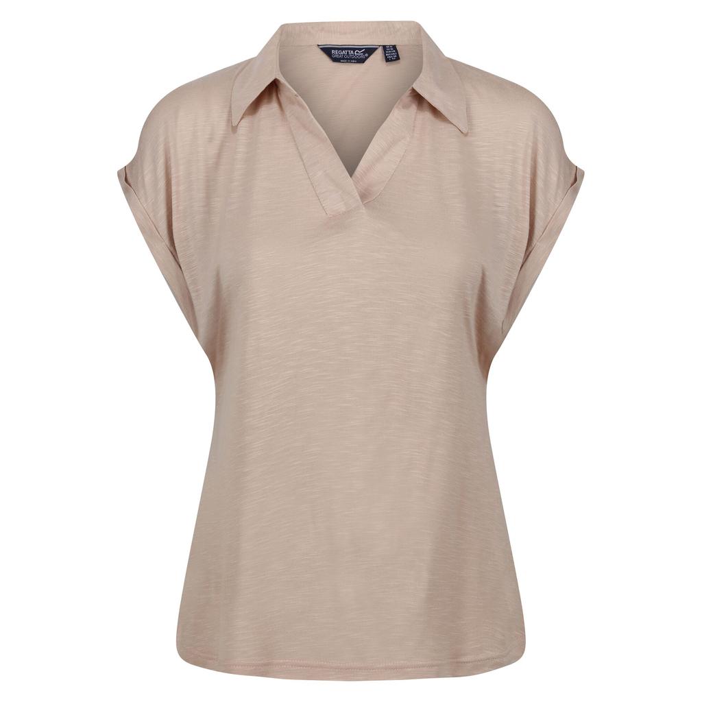 Regatta Damski T-shirt z kołnierzykiem Lupine