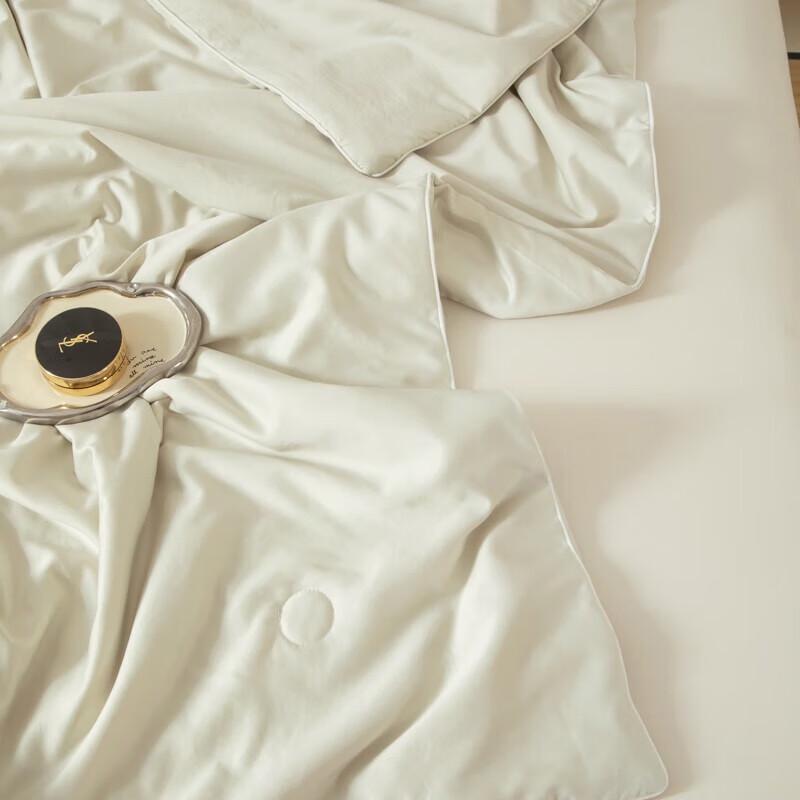 MUJI Water Ripple Satin Silk Blend Quilt