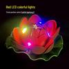 LED Silk Lotus Lamp - Perfect for Lantern Festival, Qixi, Valentine's Day, Water Surface, and DIY Decor.