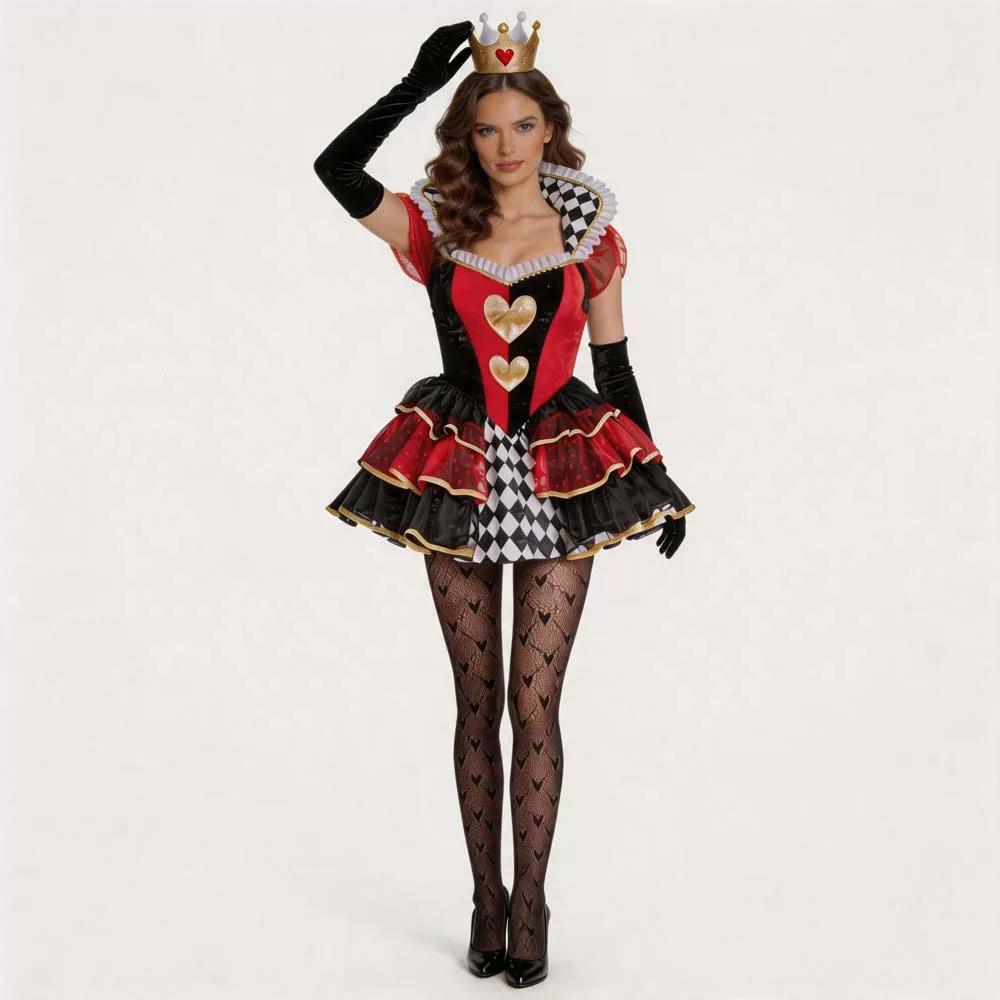 Red Heart Queen Short Skirt Cosplay