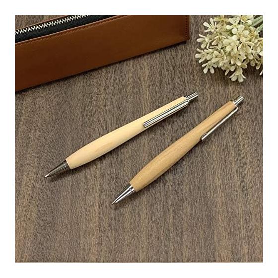 Luminio Wooden Mechanical Pencil 0.5 Rare Wood Precious Wood Made in Japan Craftsman Handmade Wooden Mechanical Pencil (Yamazakura)