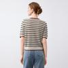 Elva' Island Women's Striped Knit Short Sleeve Cardigan
